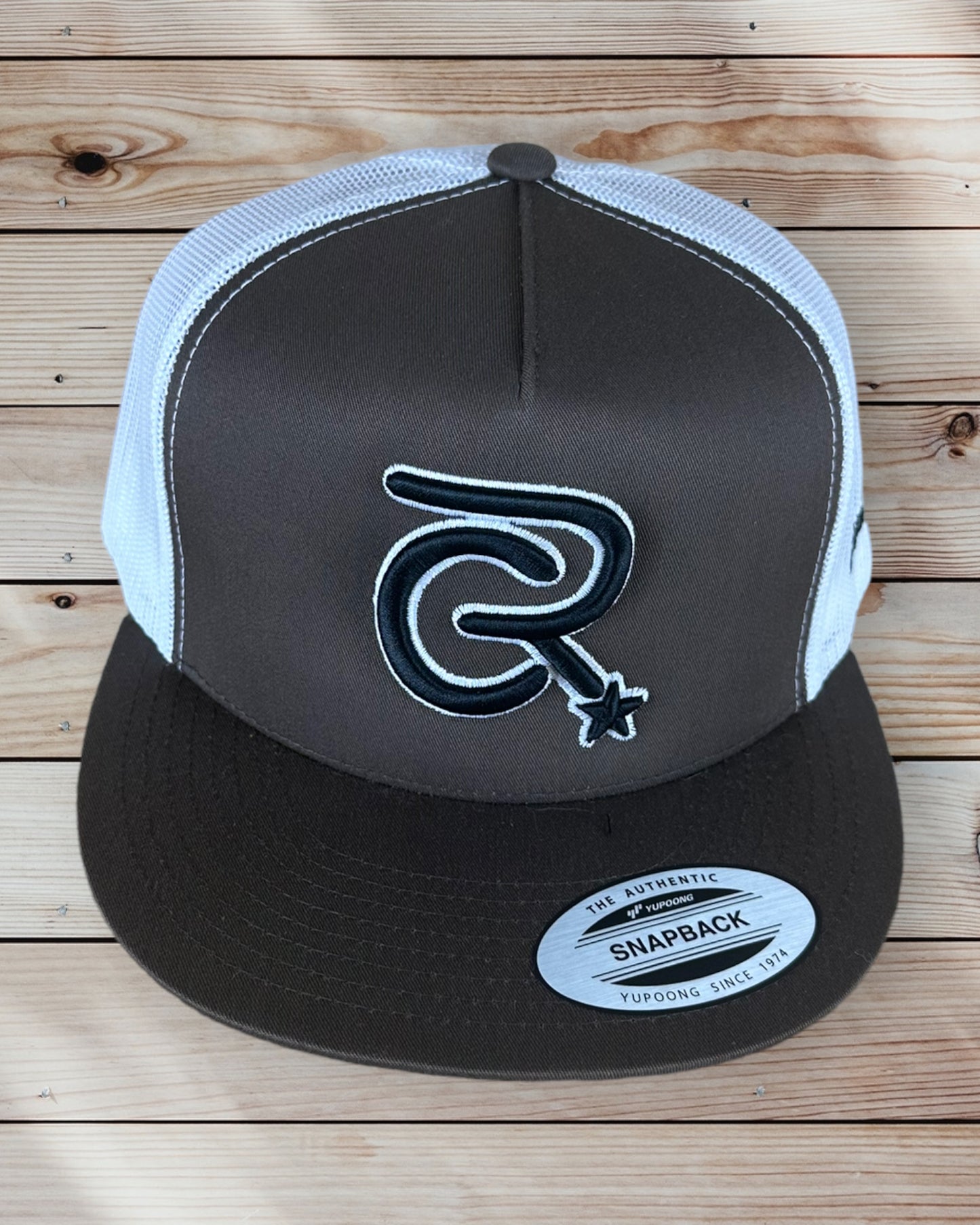 Cabana's Ranch cap (brown and white)